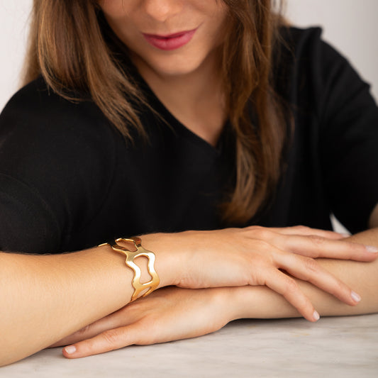 Bracelet Manchette -  CORAIL